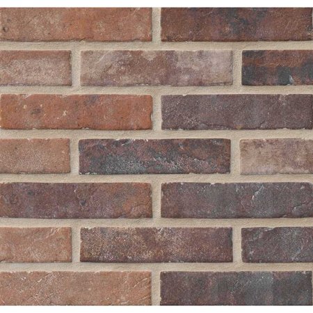 MSI Capella Red Brick 2-1/3 In. X 10 In. Glazed Porcelain Floor And Wall Tile, 32PK ZOR-PT-0258
